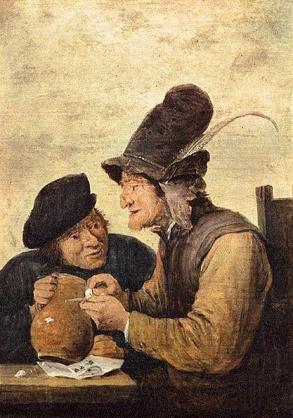 David Teniers the Younger Two Drunkards France oil painting art